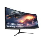 Z-EDGE UG30 30" Ultrawide 21:9 WFHD 2560x1080 200Hz 1ms Curved Gaming Monitor, FreeSync, HDR10, 2 x HDMI + DisplayPort + USB, with RGB Light, VESA Mountable, Built-in Speakers